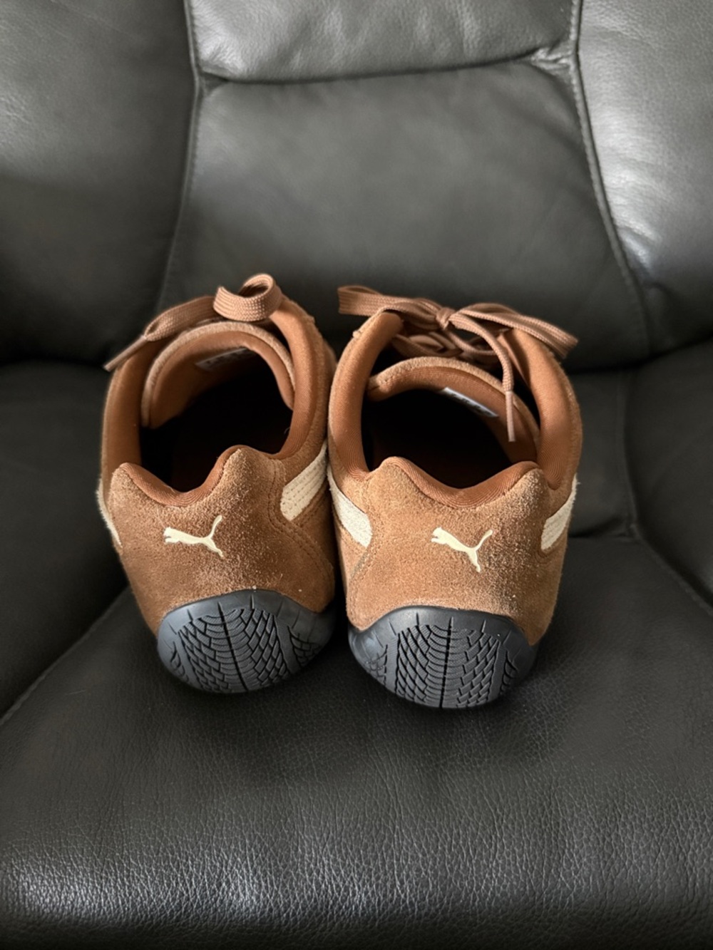PUMA Speedcat OG - Mocha Brown / Sail - Size 10 (Narrow Fit) - Picture 3 of 5
